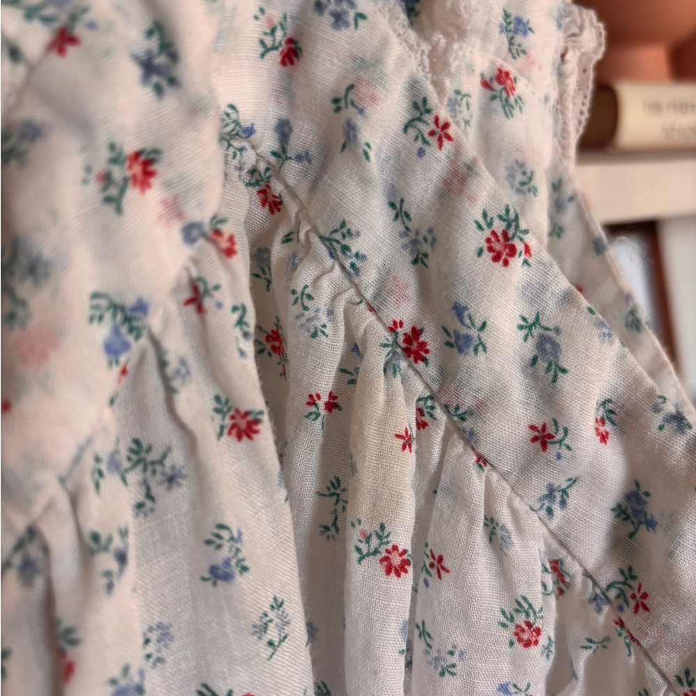 Doen Light Blue Floral Midi Dress - Picture 2 of 6